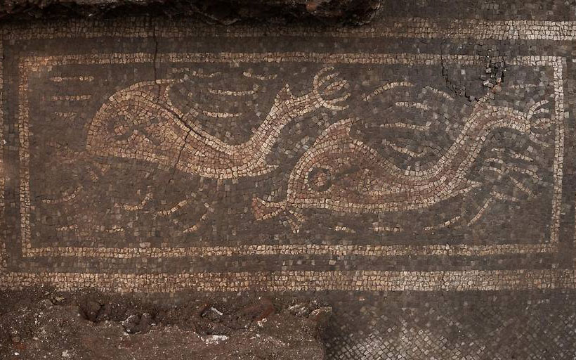 Roman mosaics discovered in Thalheim, Austria