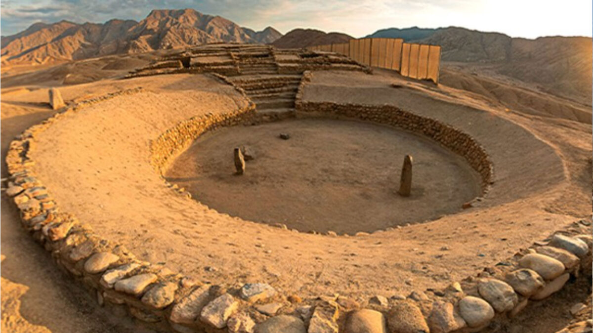 Central plaza, Peñico, Peru. Image credit : 
Peruvian Ministry of Culture
