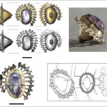 Medieval amethyst jewel discovered in castle moat