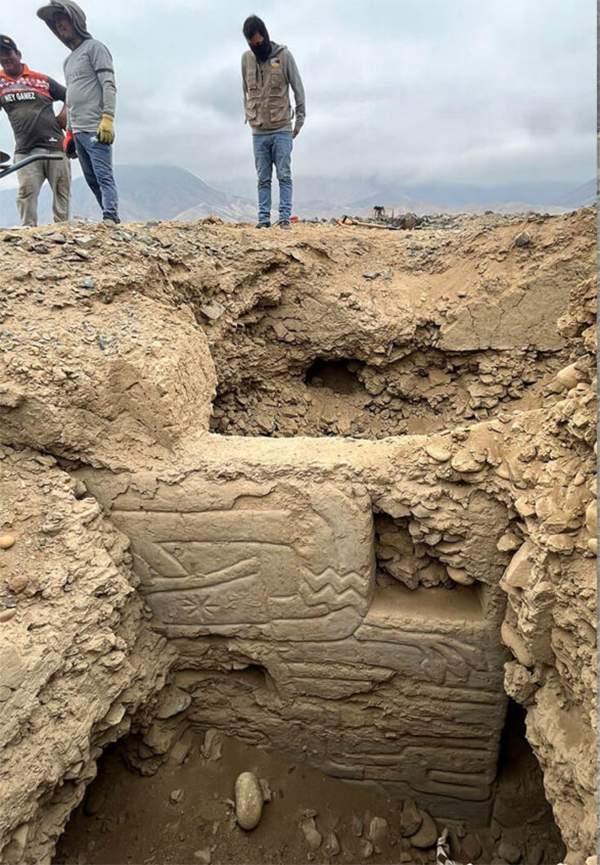 3,000-year-old mural unearthed in Northern Peru