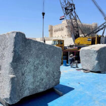 Ancient Lighthouse stones recovered in Alexandria