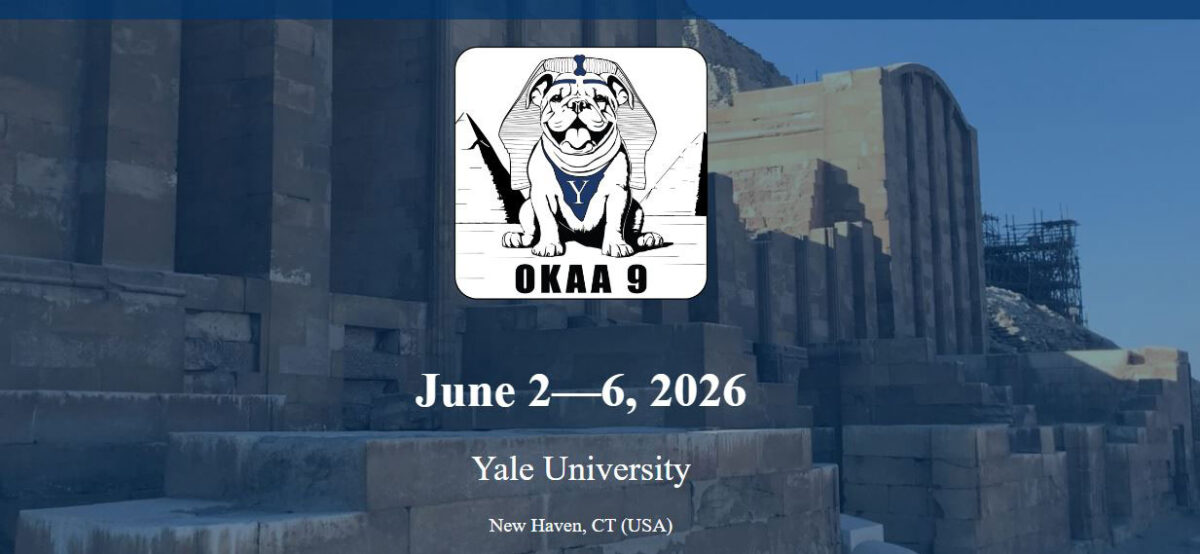 OKAA 9 will be held at the Department
of Near Eastern Languages and Civilizations (NELC) of
Yale University (New Haven, Connecticut) from June 2nd
to June 6th, 2026.