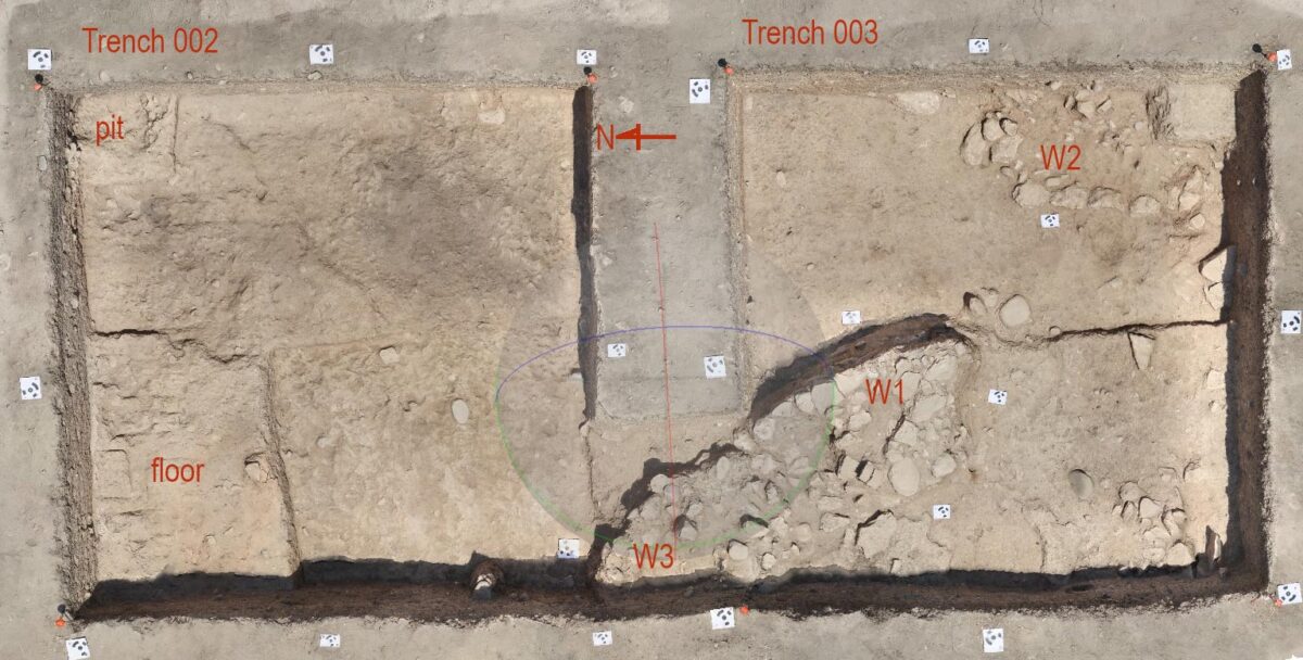 View of the excavation site. Image credit : Department of Antiquities of Cyprus.	