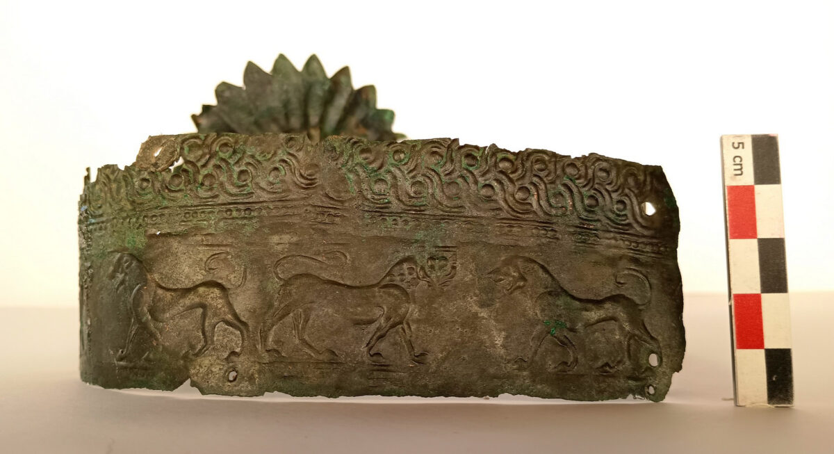 Detail of the diadem. Image: Ministry of Culture of Greece