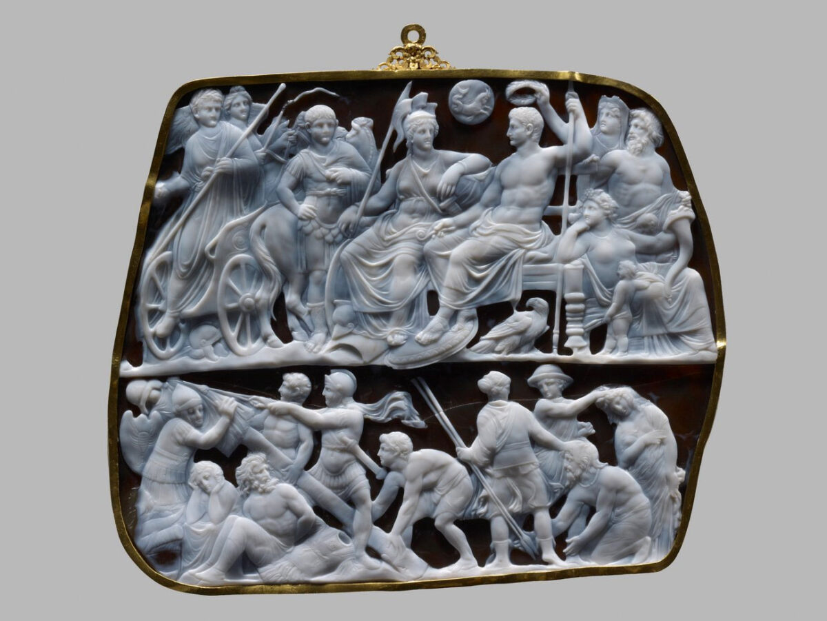 Gemma Augustea 9–12 CE Kunsthistorisches Museum, Vienna, Collection of Greek and Roman Antiquities © KHM-Museumsverband