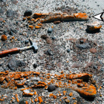 Lichens and drones reveal dinosaur bones