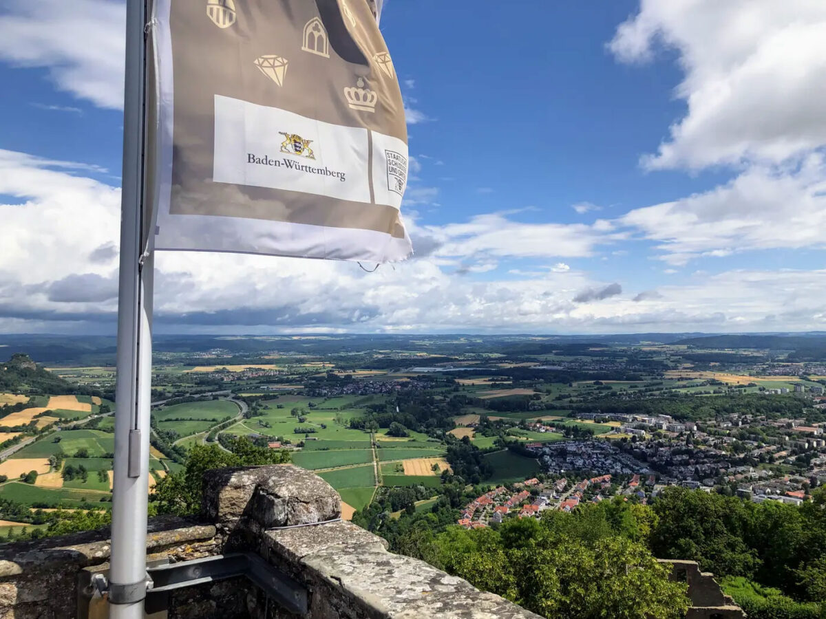 Modern view of the landscape that experienced a large, agriculture-driven expansion of regional plant diversity during the early medieval period. Taken at Hohentwiel Castle overlooking the countryside near the western shores of Lake Constance. © Adam Spitzig