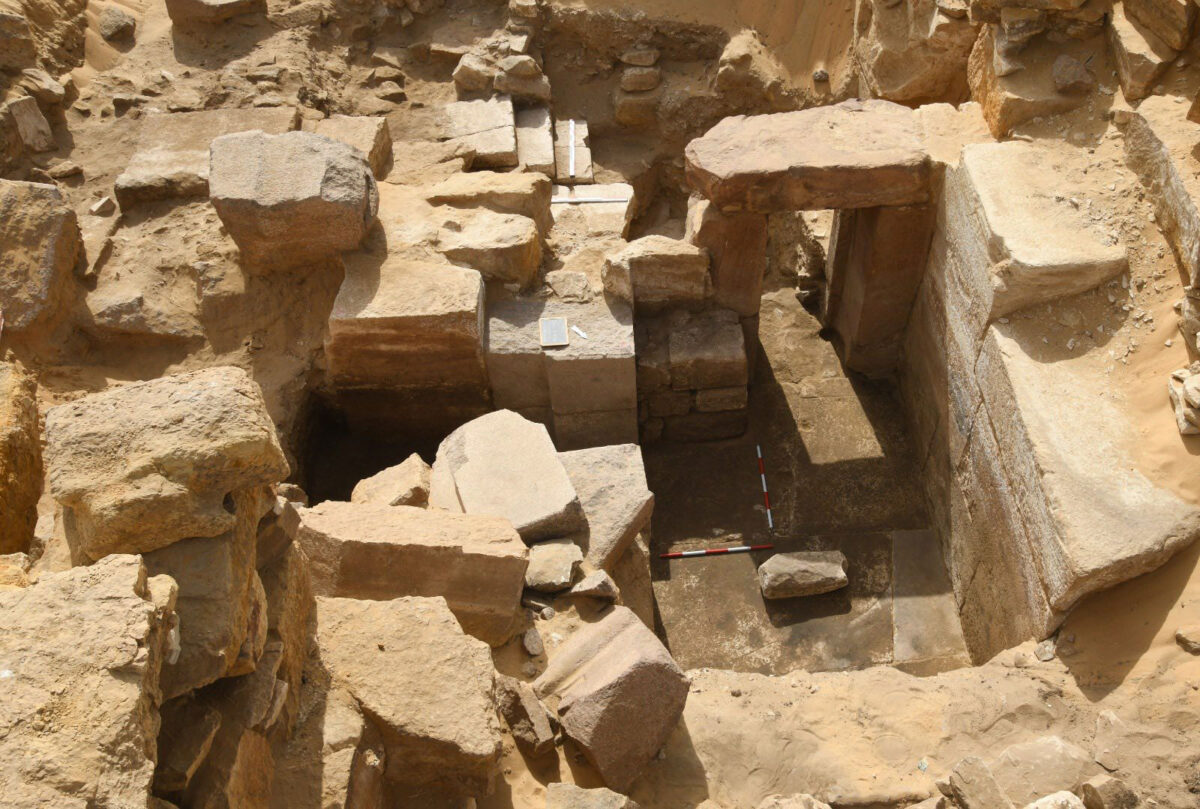 From Nyuserre’s valley temple excavations at Abusir. Image: MoTA, Egypt
