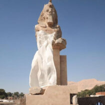 Two colossal statues of Amenhotep III unveiled
