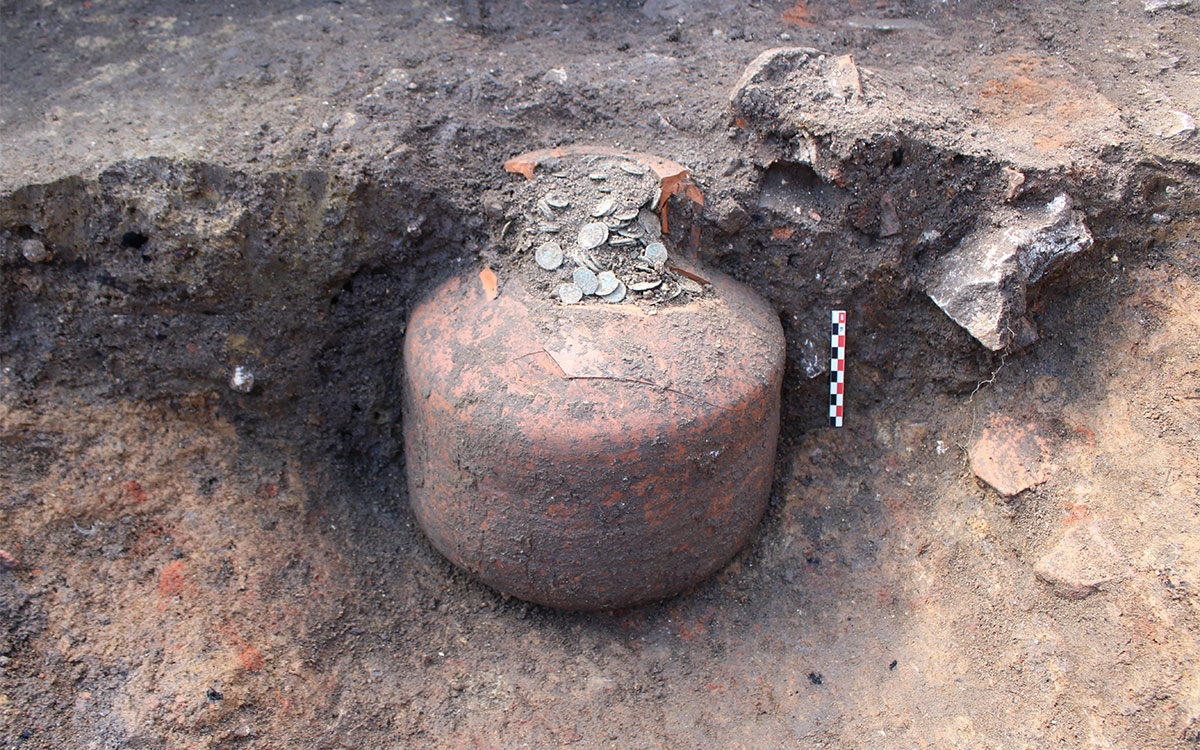Three coin hoards found in northern France