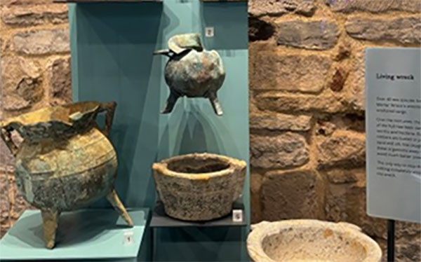 Earliest English medieval shipwreck story on display