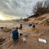 Storms reveal rare 2,000-year-old footprints