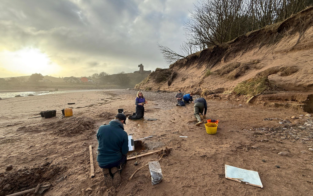 Storms reveal rare 2,000-year-old footprints
