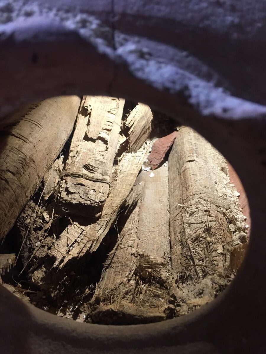 Finds from the Third Intermediate Cache, Qurna, 2026. Source: MoTA Egypt.