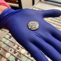 Ancient coin has travelled through time